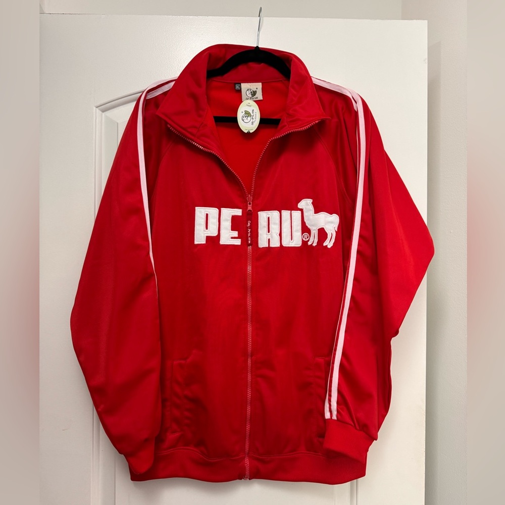 Peru red jacket